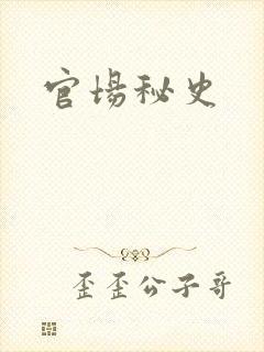 官场秘史封面