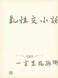 乱性交小说封面