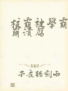 校霸被学霸玩到崩溃腐