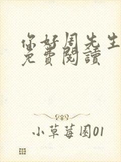 你好周先生小说免费阅读封面