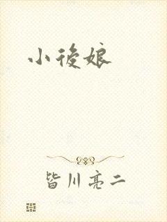小后娘封面