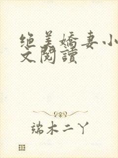 绝美娇妻小说全文阅读
