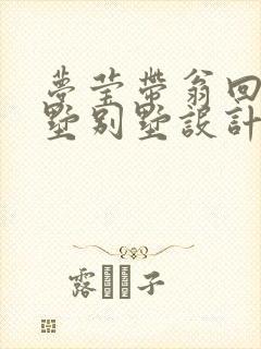 梦莹带翁回乡别墅别墅设计