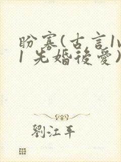 盼寡(古言1v1 先婚后爱)