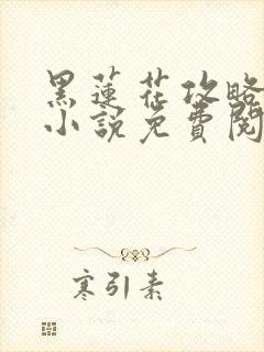 黑莲花攻略手册小说免费阅读全文