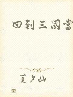 回到三国当军阀封面