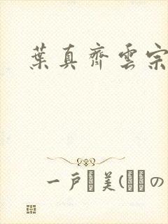 叶真齐云宗免费