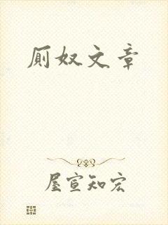 厕奴文章