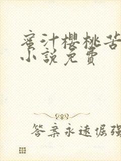 蜜汁樱桃苦咖啡小说免费