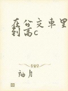 在公交车里c弄到高c