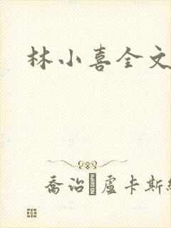 林小喜全文阅读
