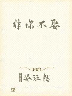 非你不娶