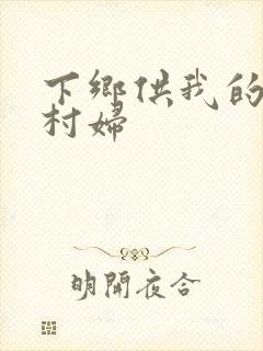 下乡供我的发泄村妇封面