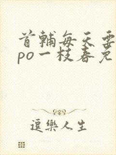 首辅每天要不够po一枝春免费阅读