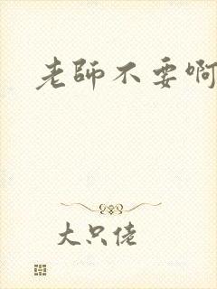 老师不要啊h封面