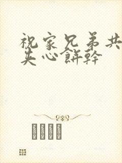 祝家兄弟共享后夹心饼干