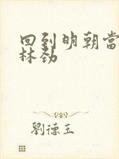 回到明朝当王爷林劲