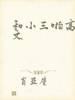 和小三啪高辣h文
