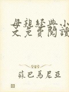 母亲经典小说全文免费阅读