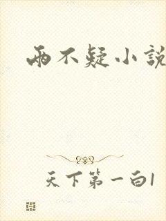 两不疑小说
