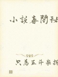 小说春闺秘史