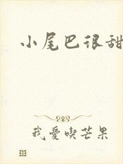 小尾巴很甜封面