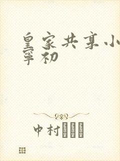 皇家共享小公主宁初