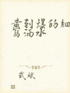 黄到爆的细节描写滴水