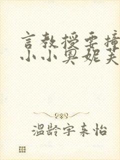 言教授要撞坏了小小奥妮芙原文封面