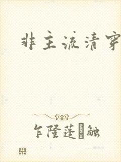 非主流清穿