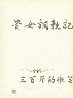 贵女调教记