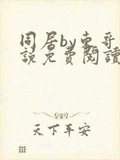 同居by东哥小说免费阅读全文无弹窗封面