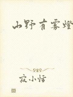 山野有雾灯