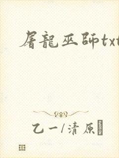 屠龙巫师txt