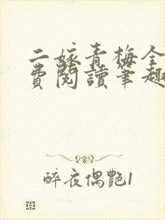 二嫁青梅全文免费阅读笔趣阁