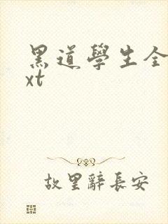 黑道学生全集txt封面