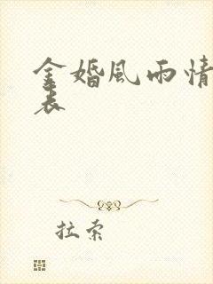 金婚风雨情演员表