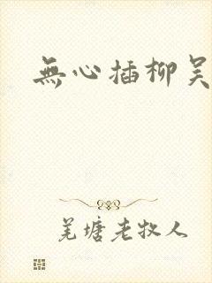 无心插柳吴悠封面