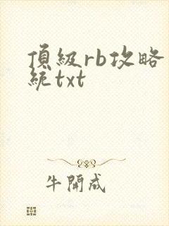 顶级rb攻略系统txt