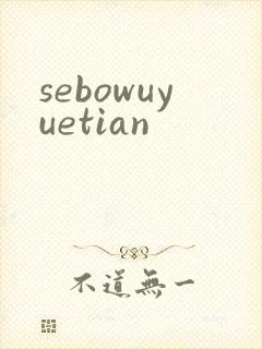 sebowuyuetian封面
