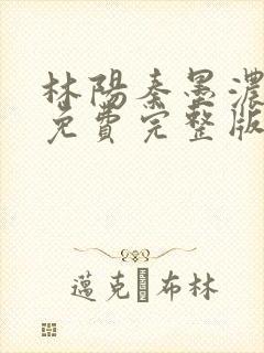 林阳秦墨浓小说免费完整版简介