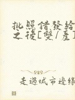 批照错发给情敌之后[双/产]