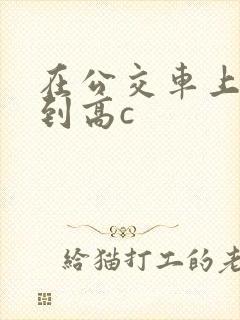 在公交车上被弄到高c
