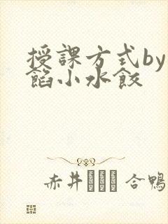 授课方式by肉馅小水饺