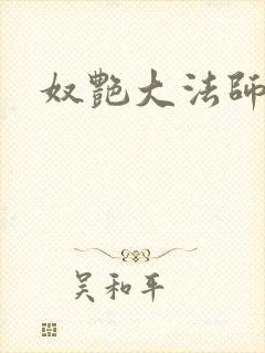 奴艳大法师封面