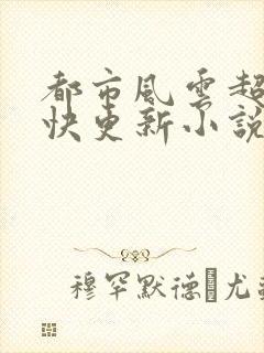 都市风云超前超快更新小说