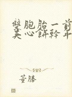 双胞胎一前一后夹心饼干年下