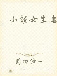 小说女生名字