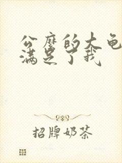公么的大龟强大满足了我