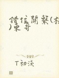 错位关系(校园)东哥